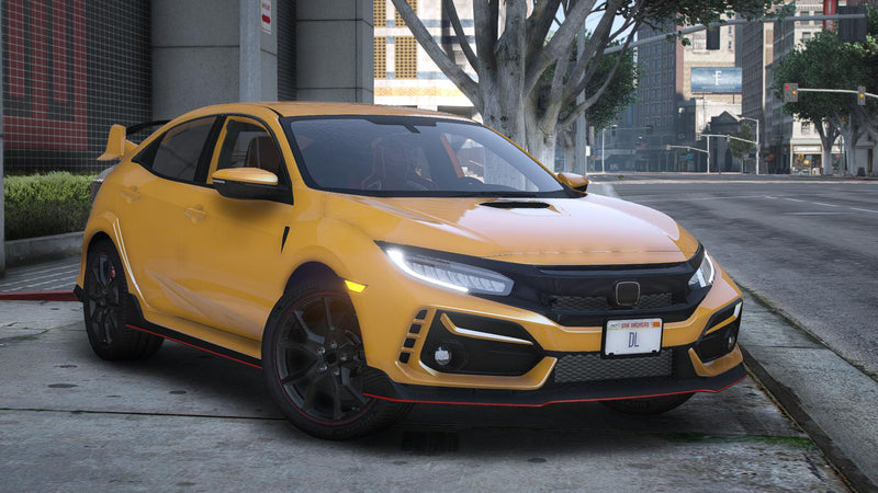 Honda Civic Type R 2020 | Abzeichen entfernt | Tuning | Vorlage