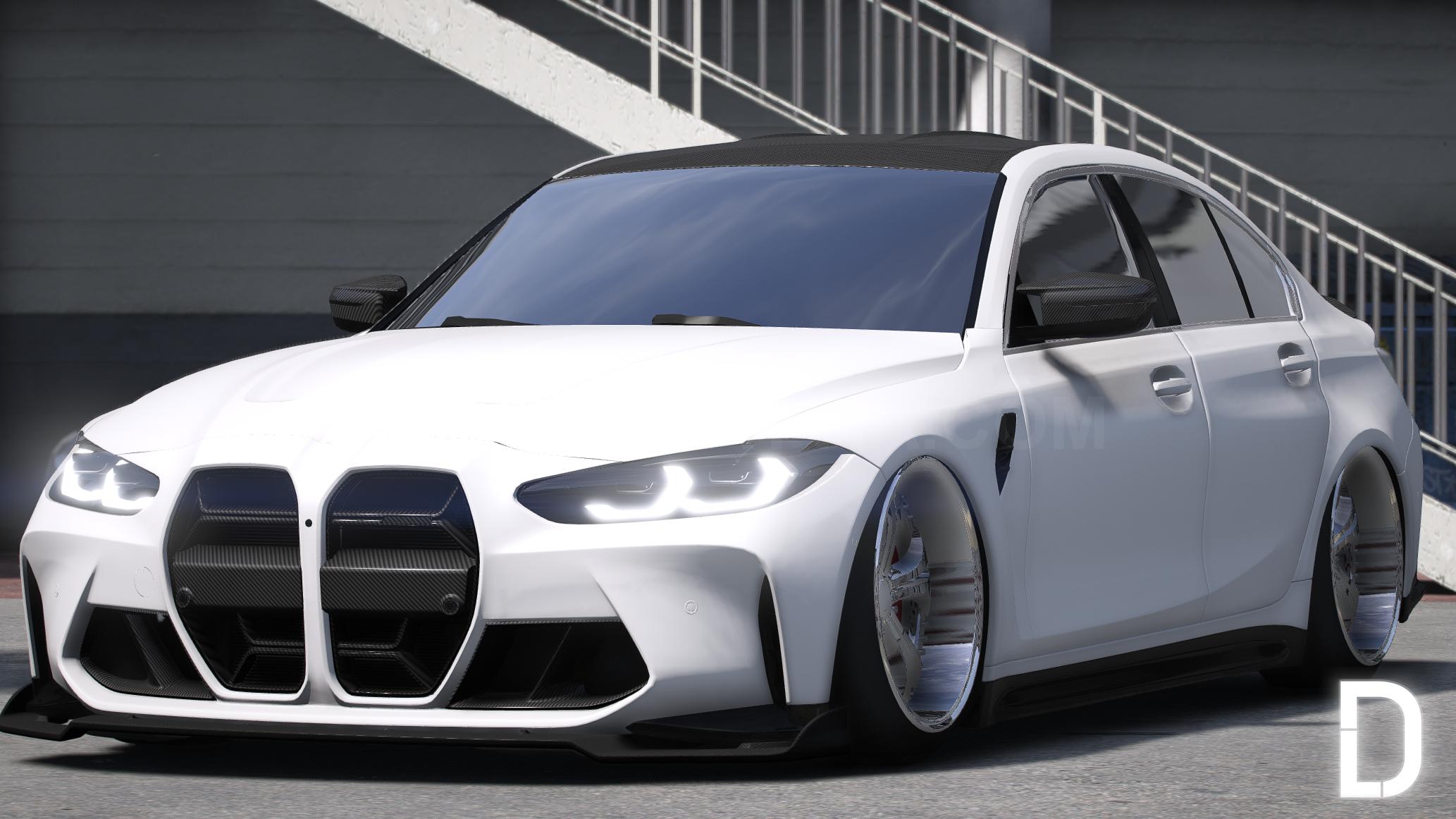 BMW M3 CS G80 Stanced | Custom Sound | Debadged