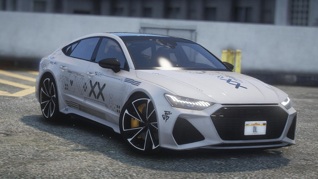 FiveM Audi RS7 2023 Printstream | Debadged | Custom Sound | Template ...