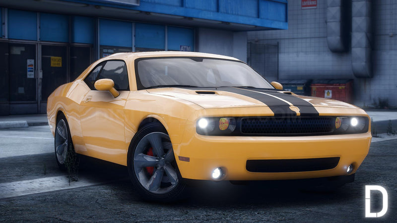 Dodge Challenger SRT8 2010 | Debadged | Template