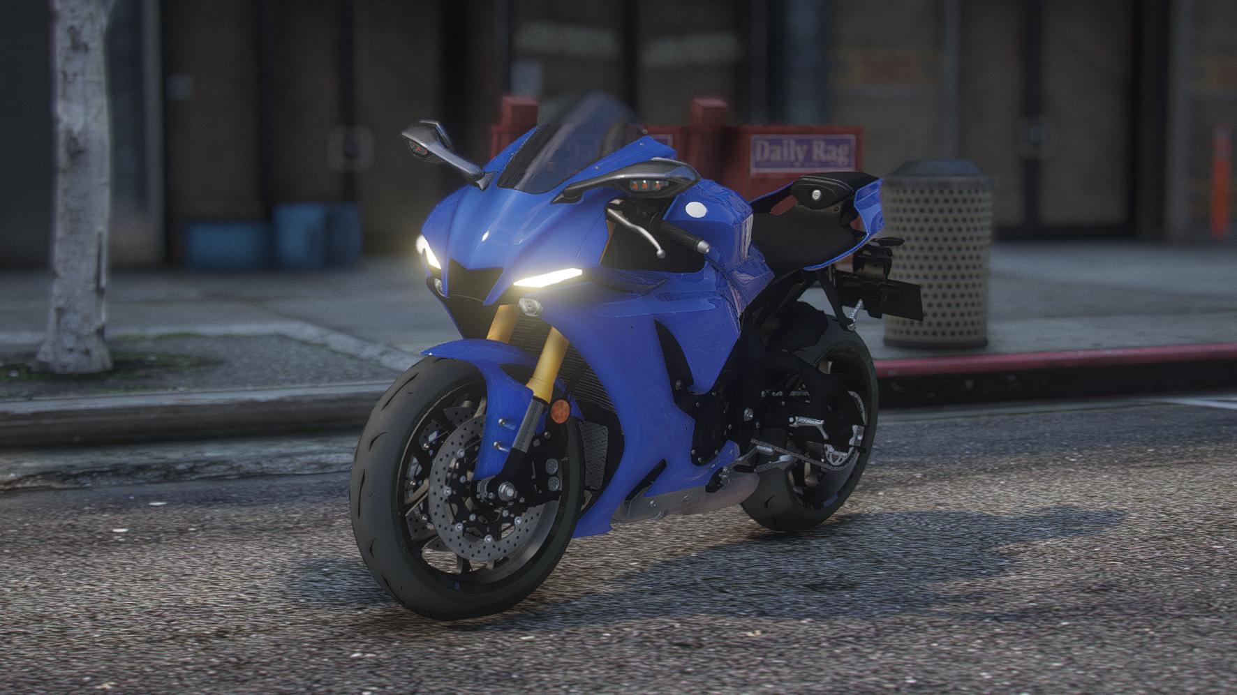 FiveM Yamaha R1 2020 | Debadged | Custom Sound | Tuning | Template ...