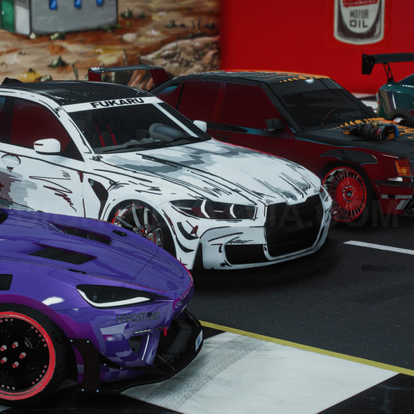 Stanced Vanilla Car Pack | 5 Vehicles | Templates