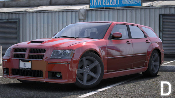 Dodge Magnum SRT8 2008 | Debadged