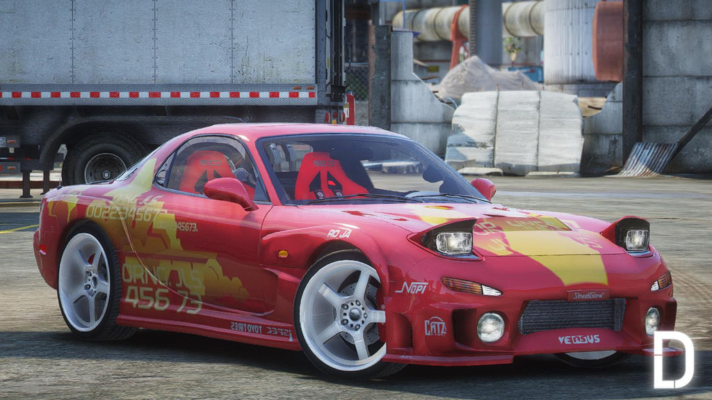 Mazda RX7 2F2F | Debadged