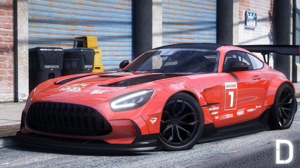 Mercedes AMG GT Mansaug 2021 | Debadged | Template