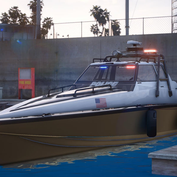 Predator Police Boat Custom - FiveM ready - DigitalLatvia