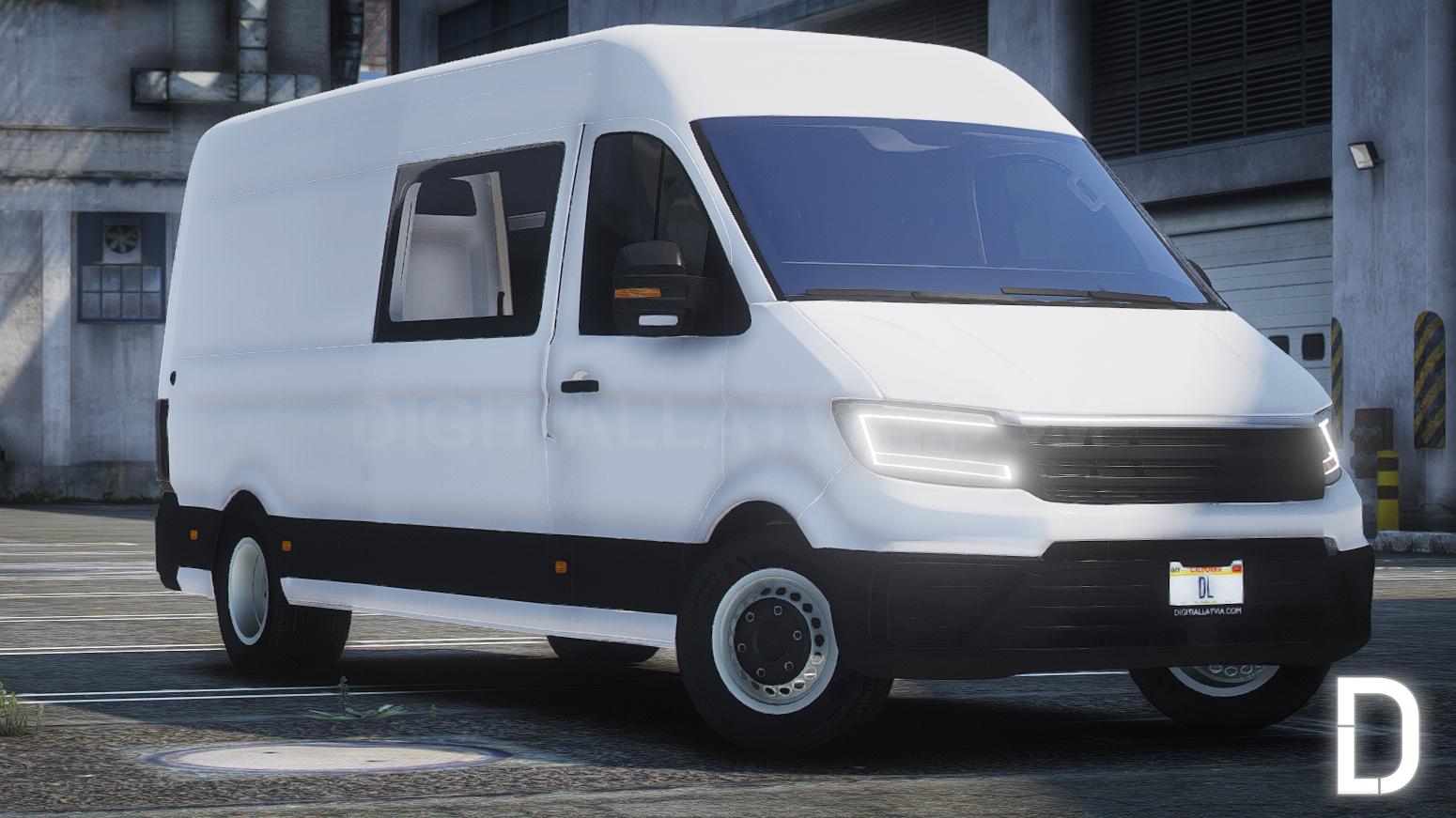 Volkswagen Crafter 2022 | Debadged | Template
