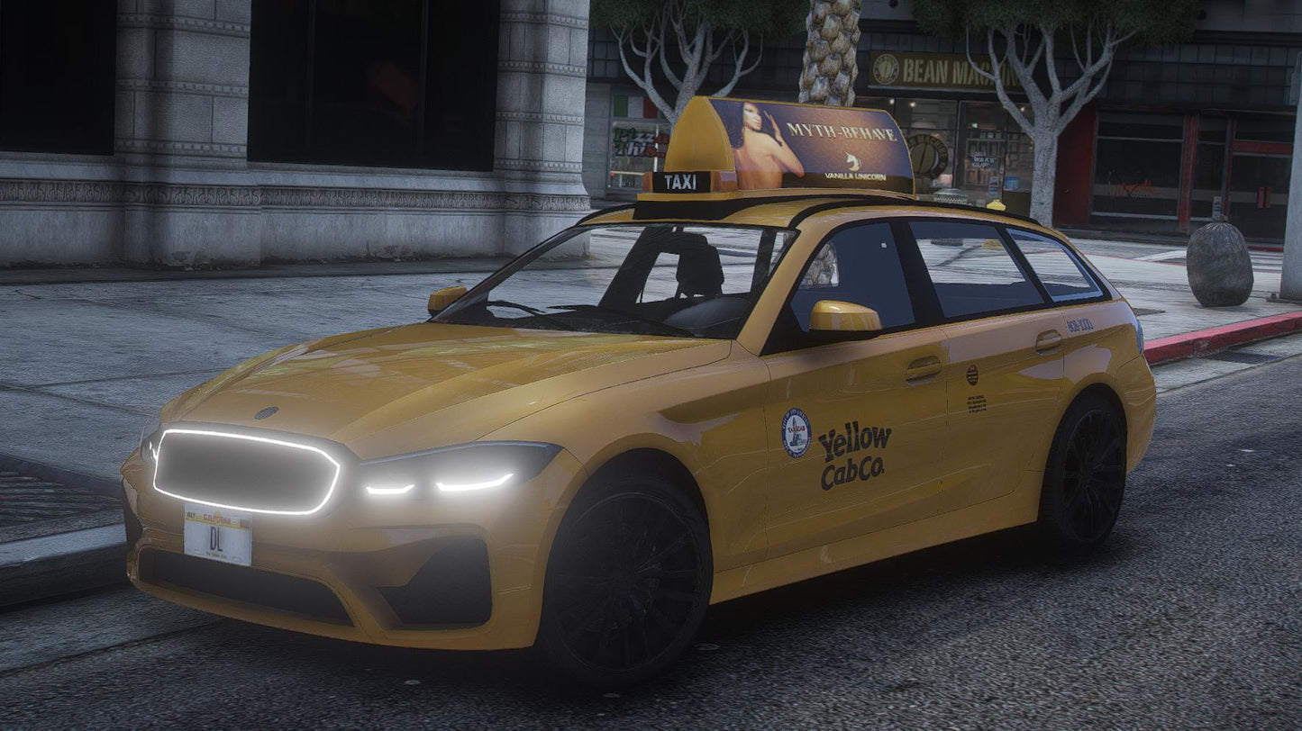 Vanilla Taxi 5 Car Pack | Custom Engine Sounds | Templates