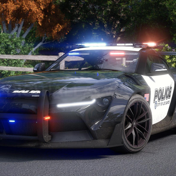 Dinka Jester RR Widebody Police V3 Custom | Tuning | Template | Custom Sound
