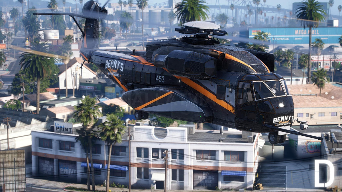 Buckingham DH-7 Iron Mule Bennys Helicopter | Template