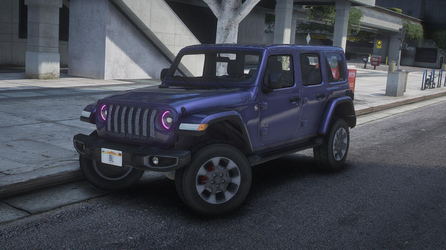 Jeep Wrangler Unlimited Sahara 2020  | Debadged