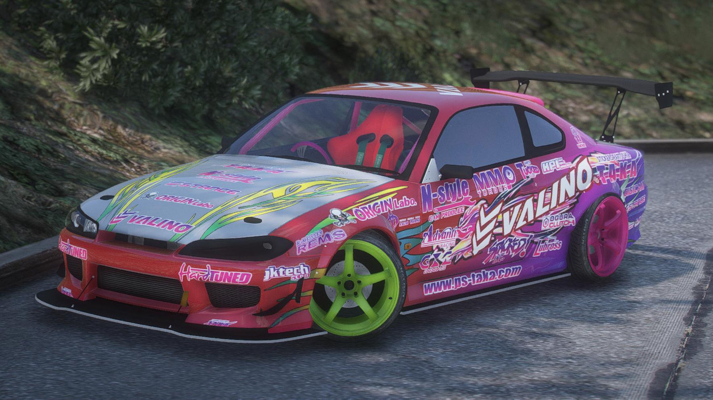 Nissan Silvia S15 Naoki Drift | Debadged | Template