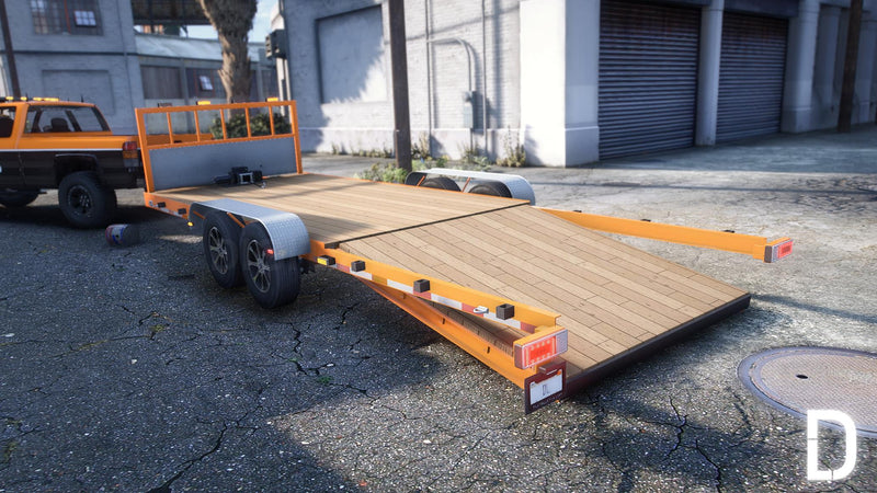 Car Trailer Split Tilt