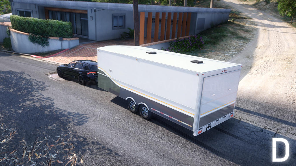 Car Trailer Enclosed | Template