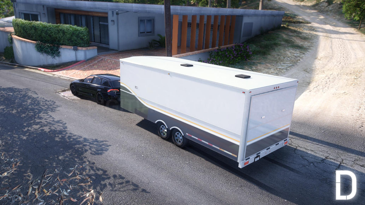 Car Trailer Enclosed | Template