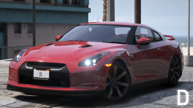 Nissan GT-R R35 2012 Rechtslenker | Embleme entfernt | Tuning | Vorlage | Benutzerdefinierter Sound