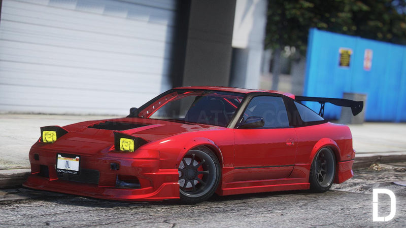 Nissan 180SX Type-X | Embleme entfernt | Tuning