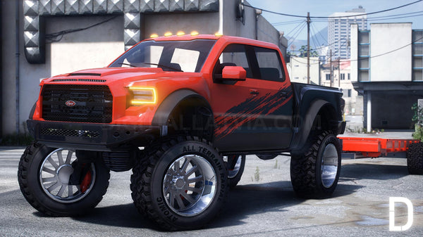 Vapid Caracara 4x4 Lifted + Trailer | Template | Tuning | Custom Sound