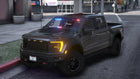 Ford F-150 Raptor R 2023 Unmarkiertes Polizeiauto | Ohne Abzeichen | Vorlage