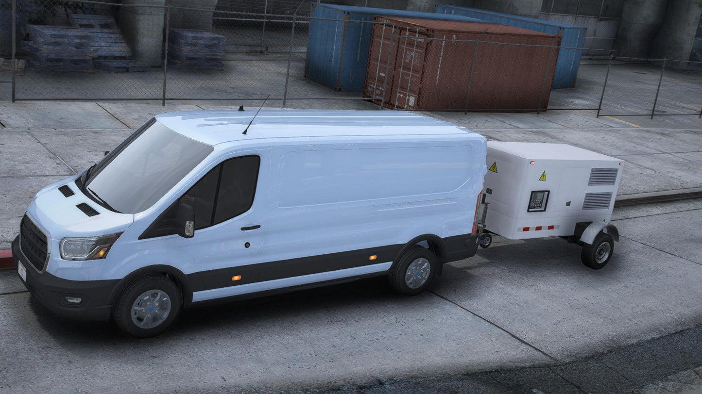 Ford Transit 2022 | Debadged | Template