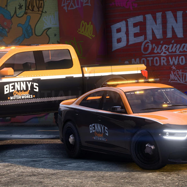 Benny's Mechanics Tow Vanilla Pack | 10 Vehicles | Templates