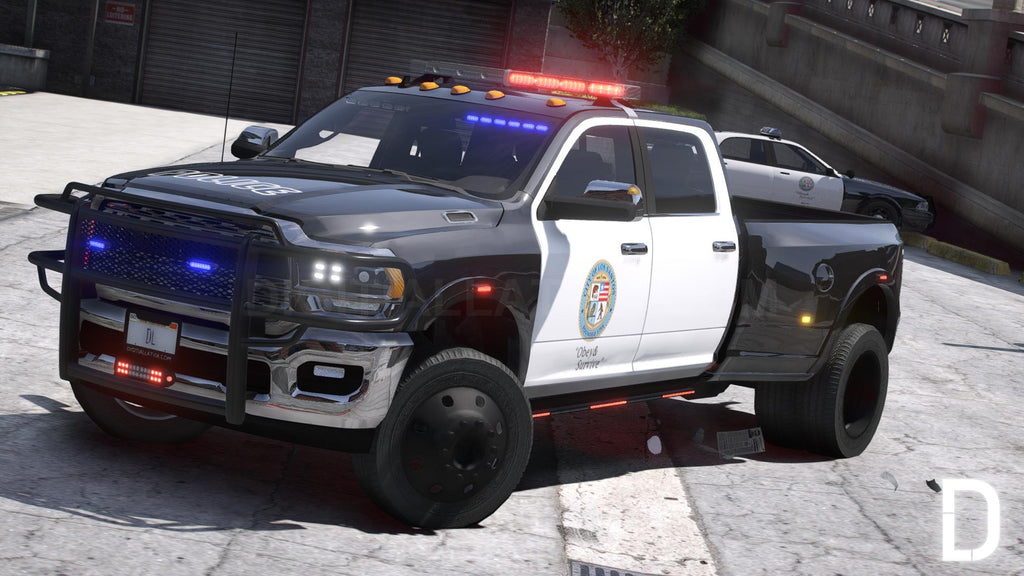 Dodge Ram 3500 Heavy Duty Police | Debadged | Template