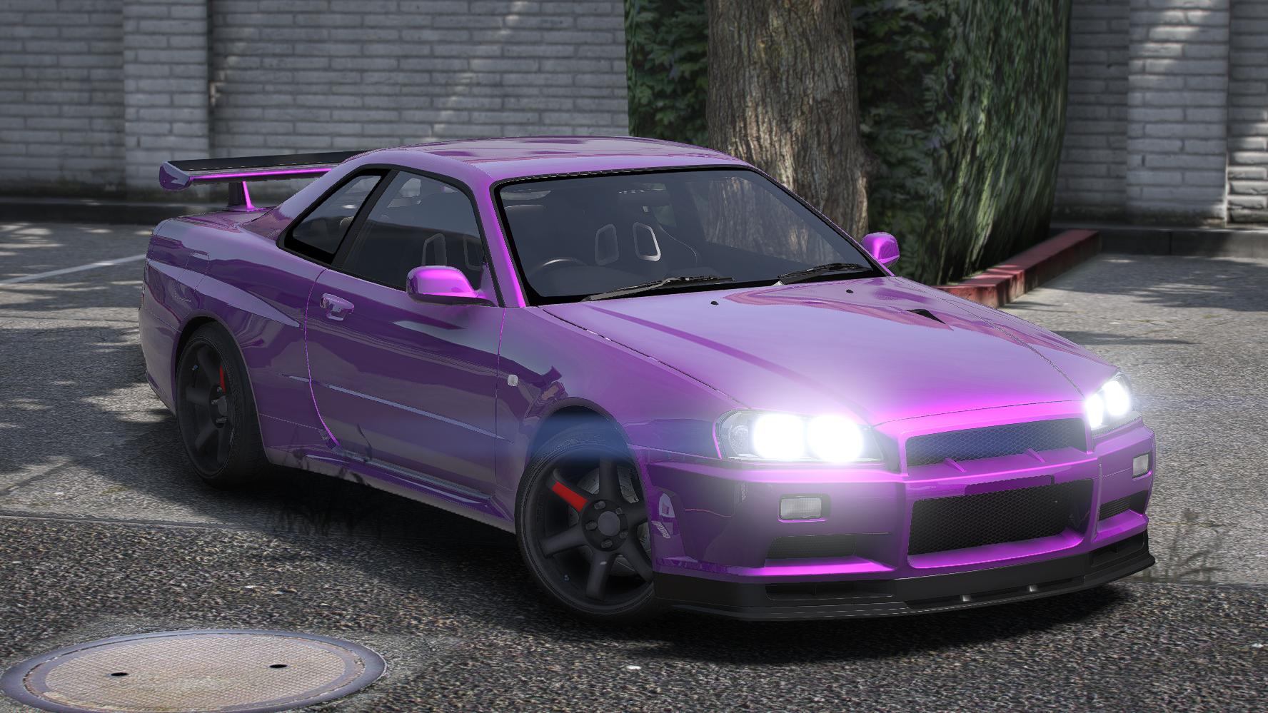 FiveM Nissan Skyline GT-R R34 | Debadged | Tuning | Template ...