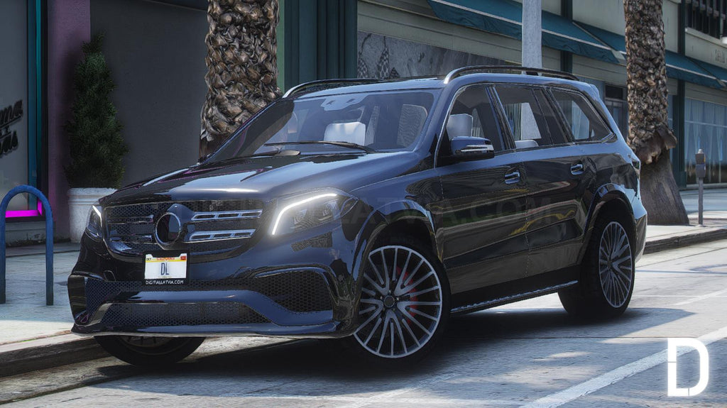 Mercedes-AMG GLS 63 2016 | Debadged | Template