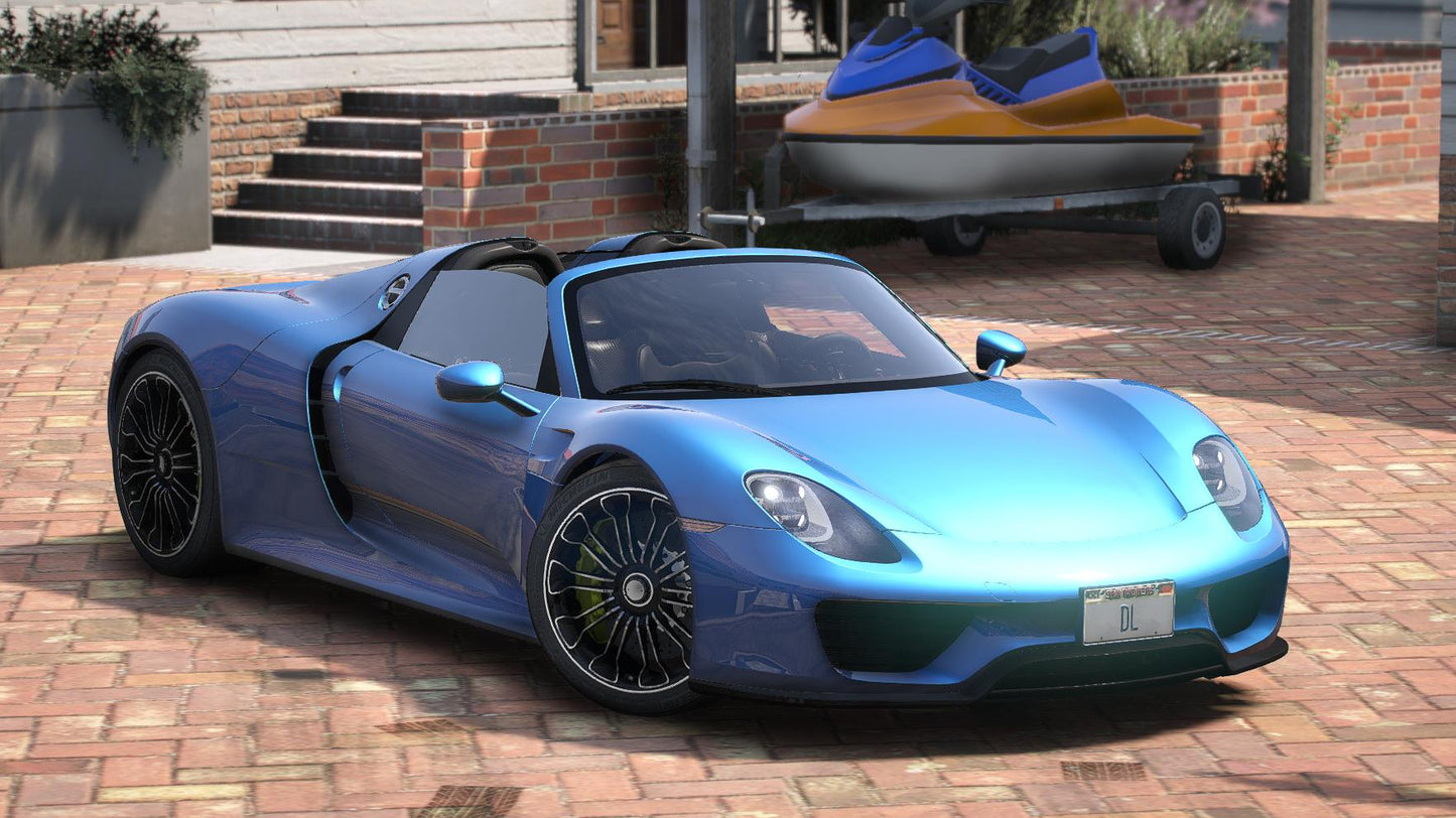 Porsche 918 Spyder | Debadged | Tuning | Template