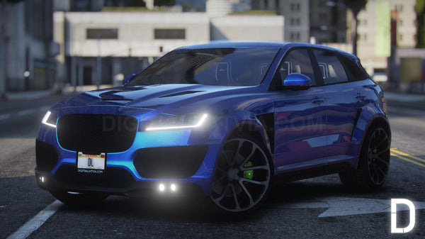 Jaguar F Pace Lumma | Abzeichen entfernt