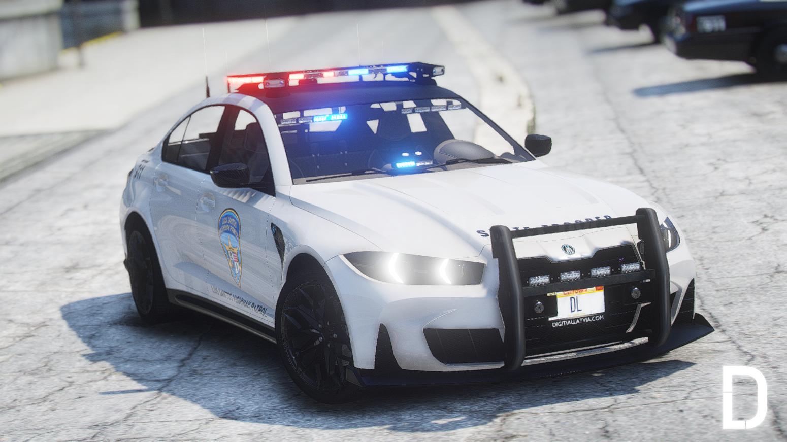 Highway Patrol Police Vanilla Car Pack | 5 Vehicles | Templates