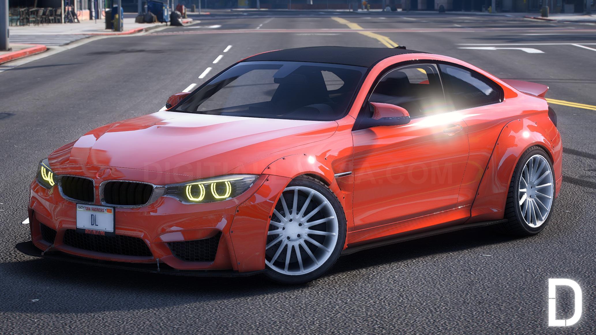 BMW M4 F82 LibertyWalk | Abzeichen entfernt | Tuning | Vorlage