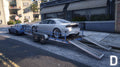 Car Trailer with Rails