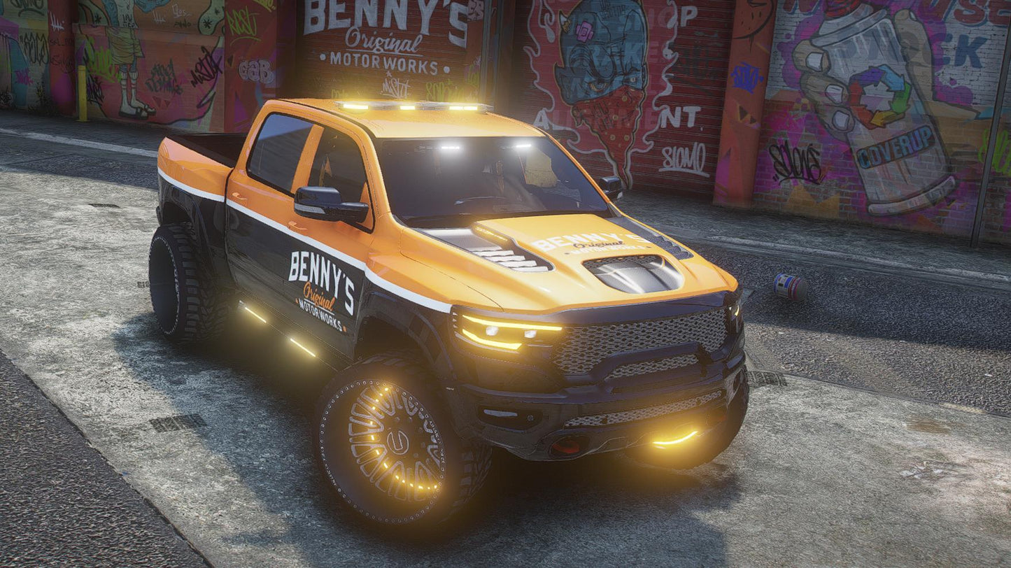 Dodge RAM TRX Lifted Bennys | Debadged | Template