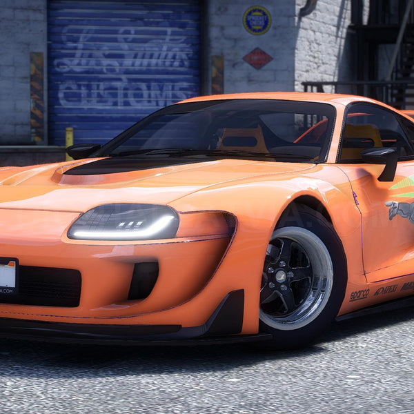 Toyota Supra A80 Mk4 Widebody RHD | Debadged | Template