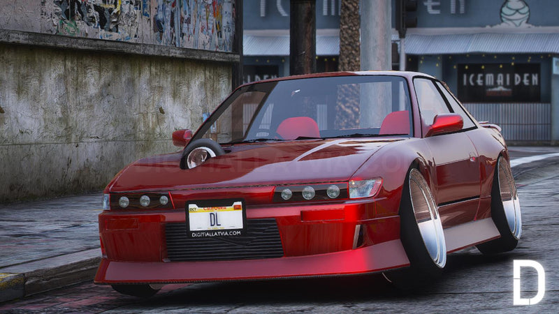 Nissan Silvia S13 Stunted | Embleme entfernt