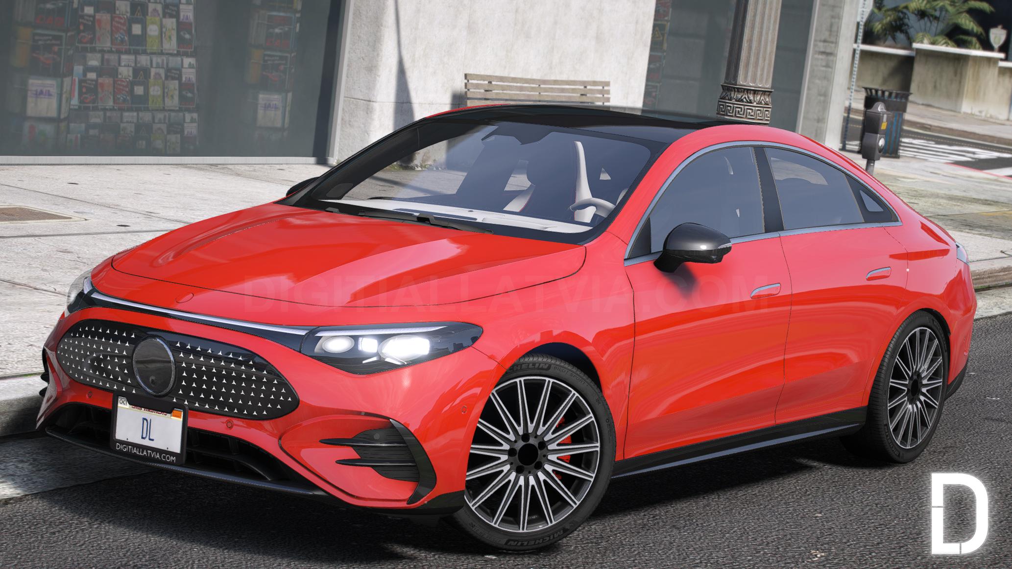 Mercedes-Benz CLA EV 2025 | Debadged | Tuning |  Template