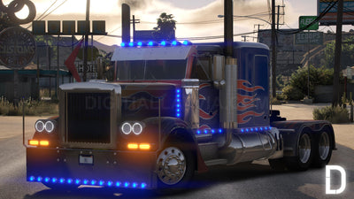 Peterbilt 379 Optimus Prime | Debadged | Template