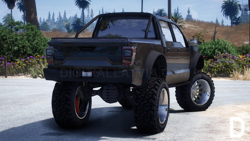 Vapid Caracara 4x4 Police Lifted + Trailer | Template | Tuning | Custom Sound