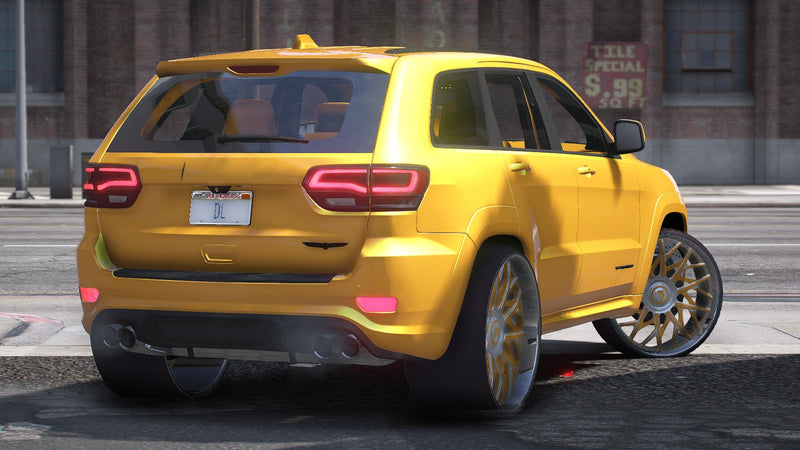Jeep Trackhawk Custom | Ohne Emblem | Benutzerdefinierter Sound