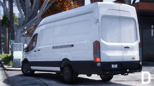 Ford Transit 350 LWB High Roof 2023 | Debadged | Template