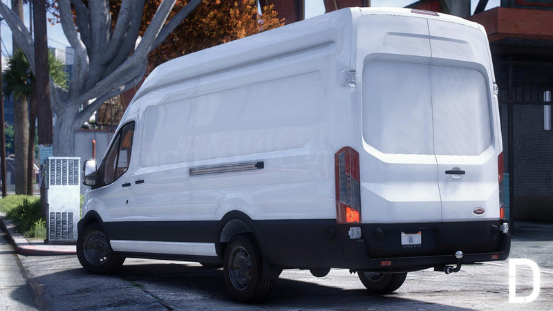 Ford Transit 350 LWB High Roof 2023 | Debadged | Template