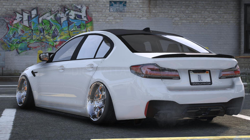BMW M5 CS F90 Stanced 2022 | Debadged
