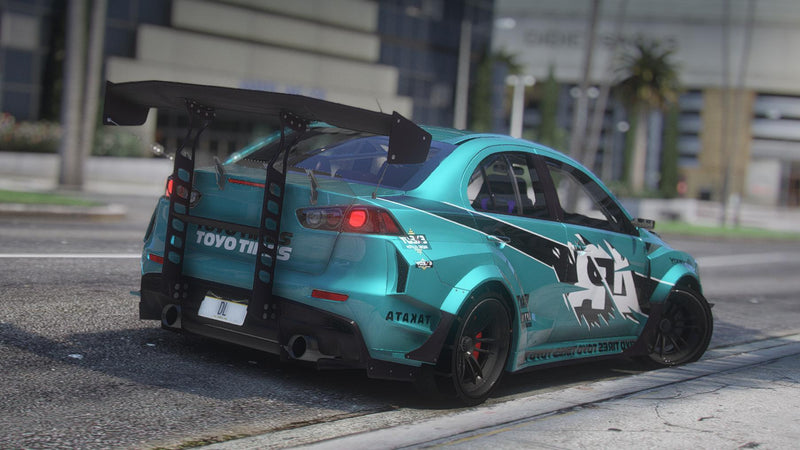 Mitsubishi Lancer Evolution X RHD Custom | Ohne Emblem