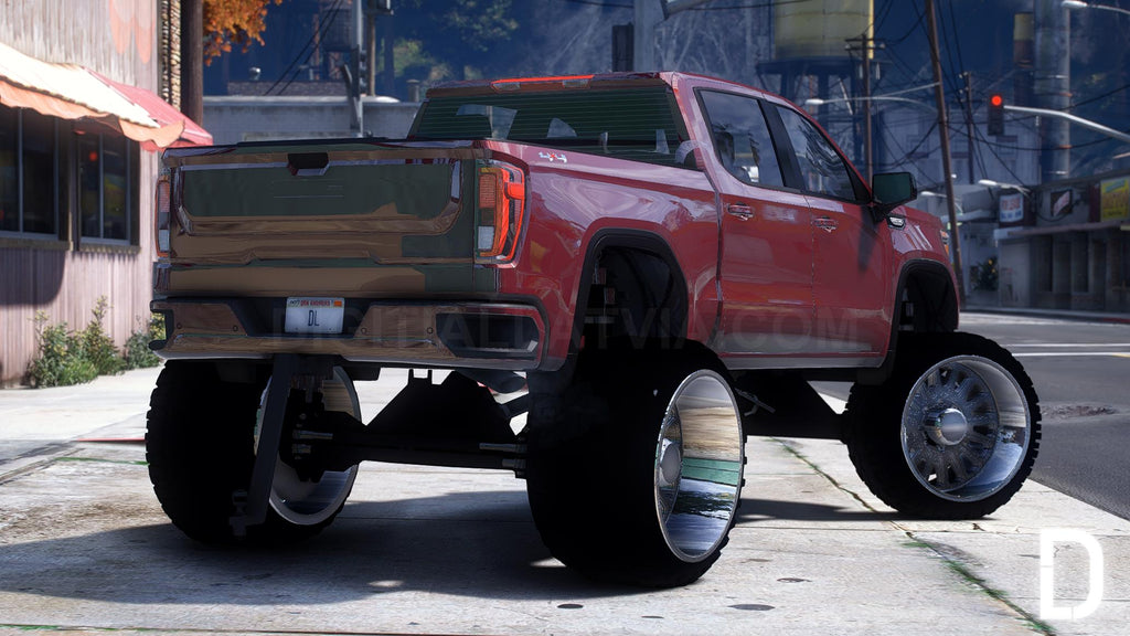 GMC Sierra 1500 Elevation Lifted 2021 | Debadged | Template