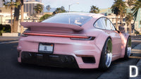 Porsche 911 (992) Turbo S Widebody Stanced | Debadged | Custom Sound | Template