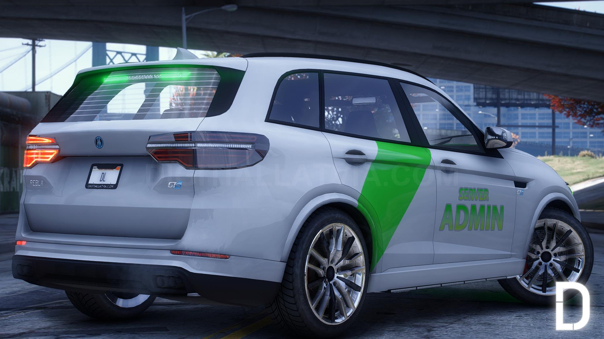 Ubermacht Rebla Admin Car | Flying | Rockets | Tuning | Template