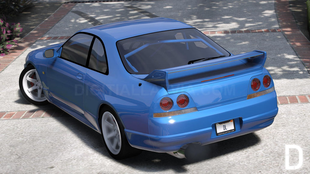 Nissan Skyline GTR R33 V-Spec RHD | Abzeichen entfernt | Tuning