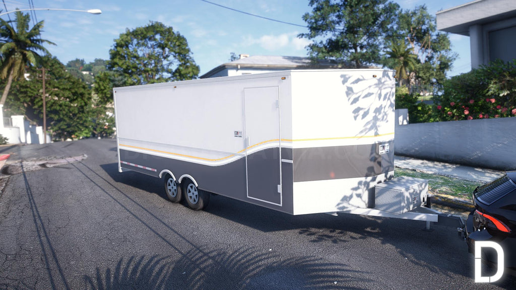 Car Trailer Enclosed | Template