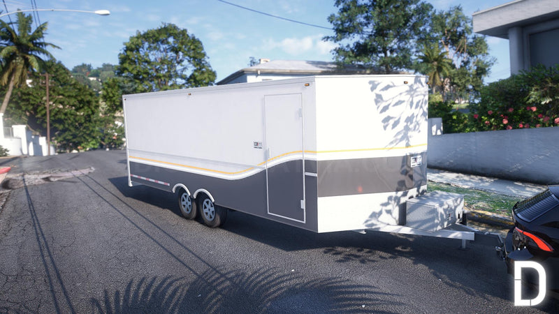 Car Trailer Enclosed | Template